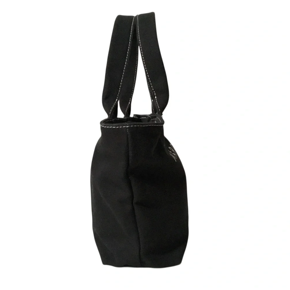 Marc Jacobs Black Canvas Logo Tote